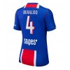 Paris Saint-Germain Lucas Beraldo #4 Hjemmedrakt Kvinner 2026-27 Kortermet